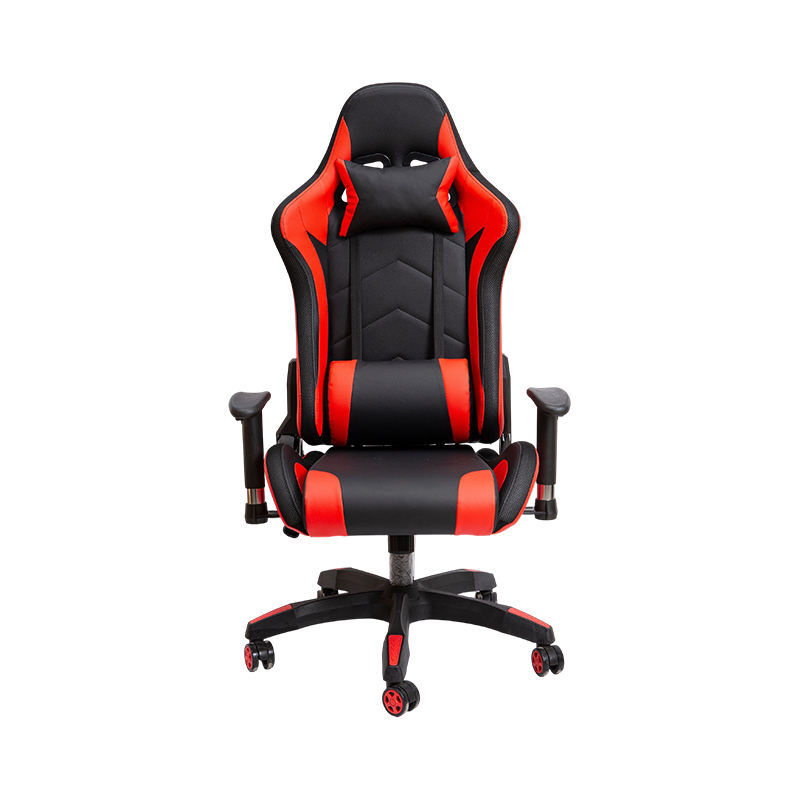 Sedia da gioco regolare durevole e flessibile con combinazione di colori nero e rosso